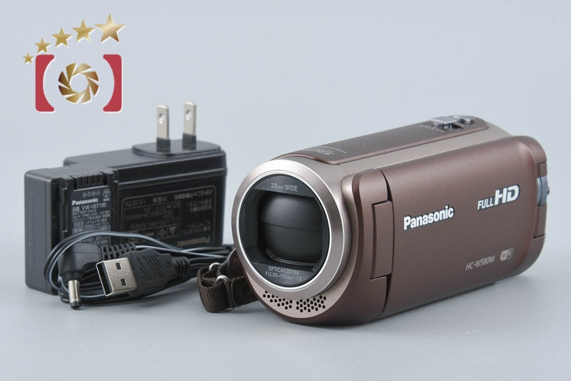 中古】Panasonic パナソニック HC-W580M ブラウン ビデオカメラ – Five