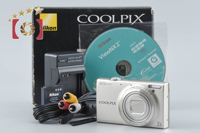 中古】Nikon ニコン COOLPIX S6100 シャンパンシルバー コンパクト