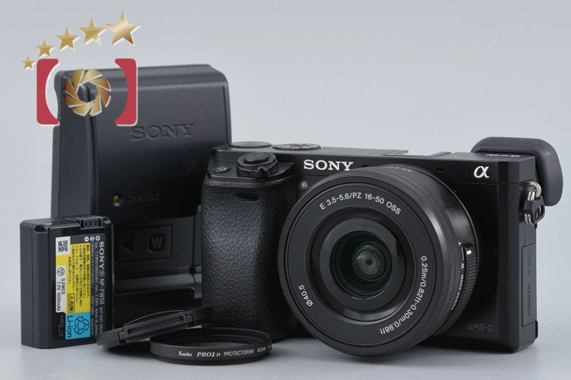 中古】SONY ソニー α6000 ILCE-6000L ブラック パワーズームレンズ