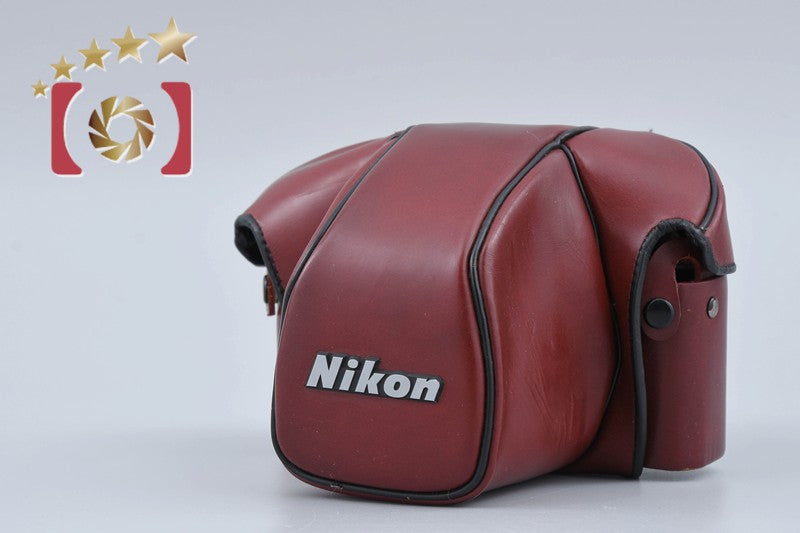 日本プロフォートプロケース　（4X5レンズ用）　中古品　昭和レトロ 中古】Nikon ニコン CF-22 セミソフトレザーカメラケース F3シリーズ用