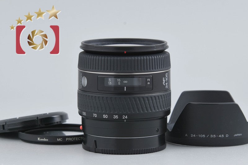 中古】MINOLTA ミノルタ AF ZOOM 24-105mm f/3.5-4.5 D – Five Star 