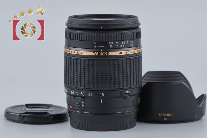 中古】TAMRON タムロン A18 AF 18-250mm f/3.5-6.3 ASPHERICAL Di II 