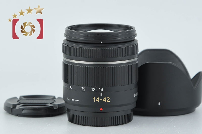 中古】Panasonic パナソニック LUMIX G VARIO 14-42mm f/3.5-5.6 ASPH 