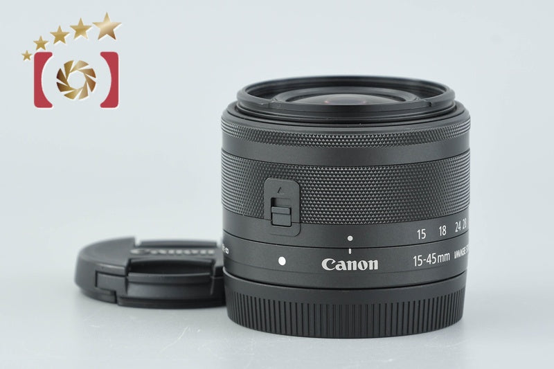 中古】Canon キヤノン EF-M 15-45mm f/3.5-6.3 IS STM ブラック – Five 