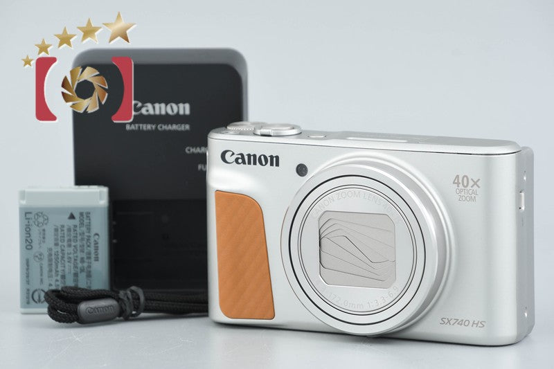中古】Canon キヤノン PowerShot SX740 HS シルバー コンパクト 中古】Canon キヤノン PowerShot SX740 HS シルバー コンパクト