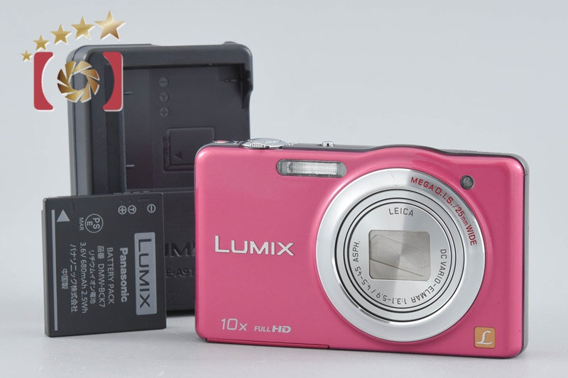 中古】Panasonic パナソニック LUMIX DMC-SZ7 ピンク コンパクト
