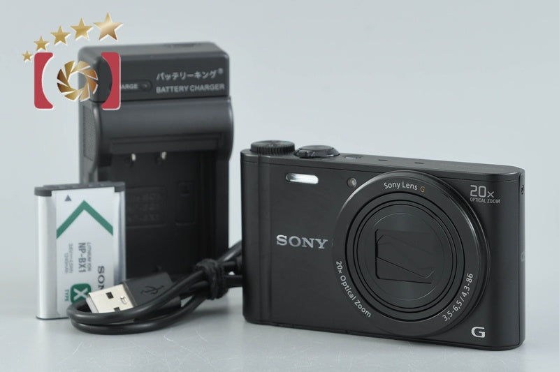 中古】SONY ソニー Cyber-shot DSC-WX300 ブラック コンパクトデジタル 
