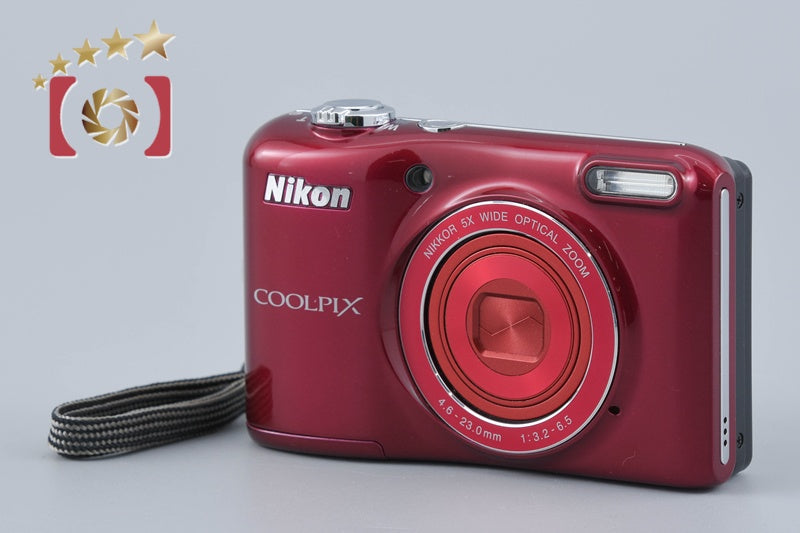 中古】Nikon ニコン COOLPIX L28 レッド コンパクトデジタルカメラ