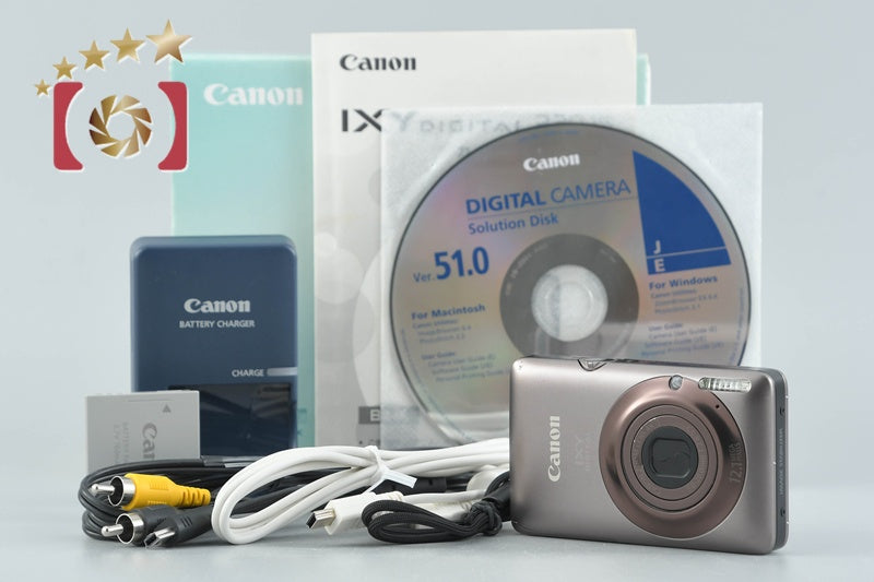 中古】Canon キヤノン IXY Digital 220 IS ブラウン コンパクト
