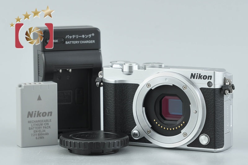 中古】Nikon ニコン 1 J5 シルバー ミラーレス一眼カメラ シャッター