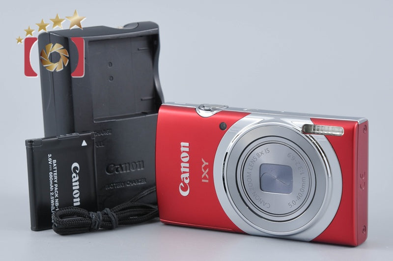 中古】Canon キヤノン IXY 130 レッド コンパクトデジタルカメラ