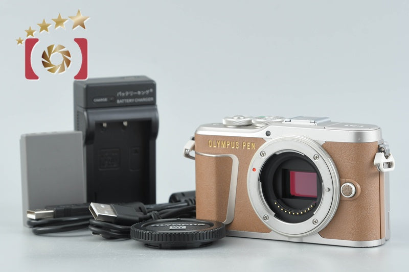 中古】OLYMPUS オリンパス PEN E-PL9 ブラウン ミラーレス一眼カメラ