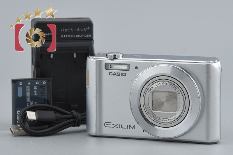 中古】CASIO カシオ EXILIM EX-ZS180 シルバー コンパクトデジタル