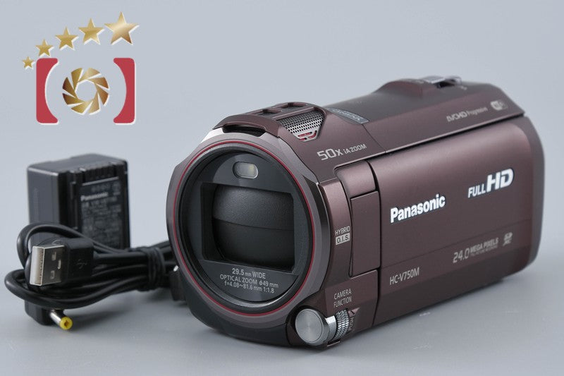 中古】Panasonic パナソニック HC-V750M ブラウン デジタル