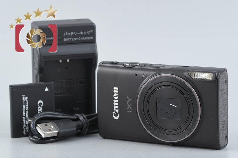 中古】Canon キヤノン IXY 650 ブラック コンパクトデジタルカメラ
