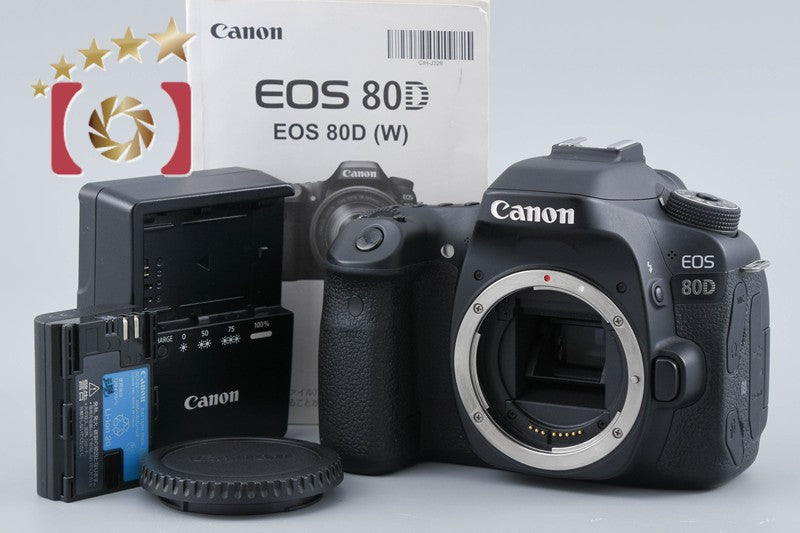 中古】Canon キヤノン EOS 80D デジタル一眼レフカメラ – Five Star