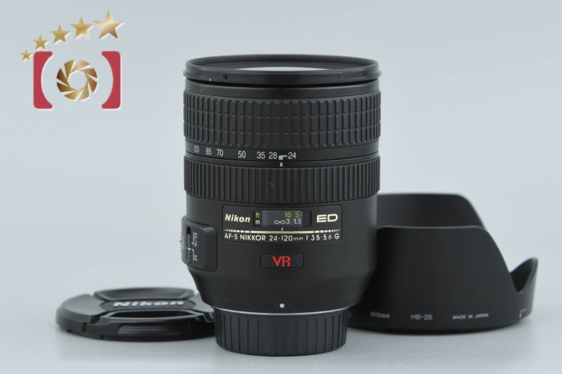 中古】Nikon ニコン AF-S NIKKOR 24-120mm f/3.5-5.6 G ED VR – Five