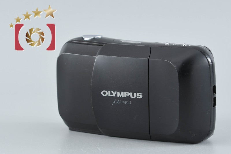 OLYMPUS mju: オリンパス フィルムカメラ　中古品 中古】OLYMPUS オリンパス μ[mju:] ブラック コンパクトフィルムカメラ