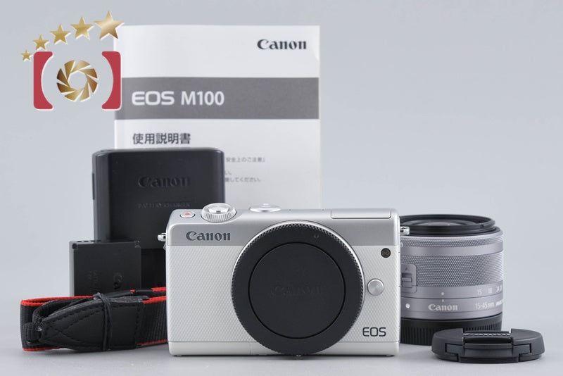 中古】Canon キヤノン EOS M100 EF-M 15-45 IS STM レンズキット