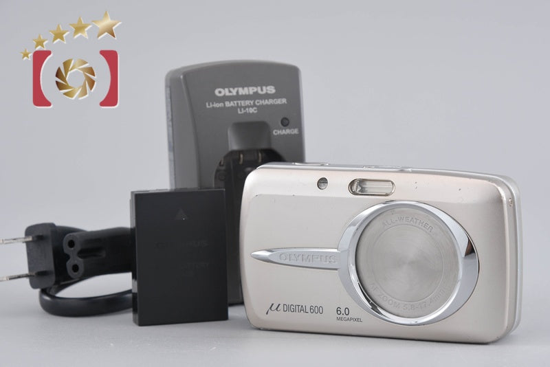 中古】OLYMPUS オリンパス μ DIGITAL 600 シルバー コンパクトデジタル