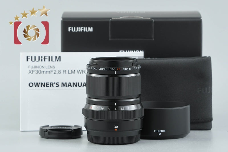 中古】FUJIFILM 富士フイルム XF 30mm f/2.8 R LM WR MACRO 元箱付き