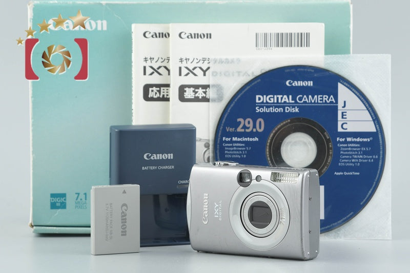 中古】Canon キヤノン IXY Digital 900 IS シルバー コンパクト