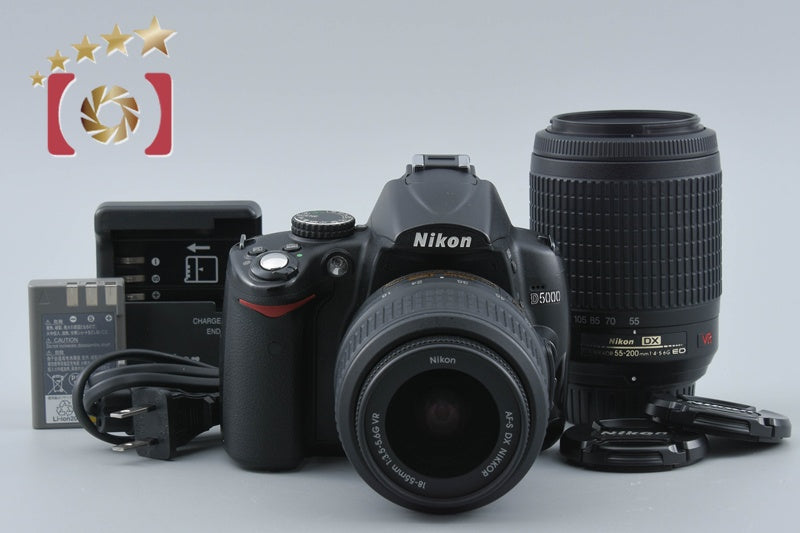 中古】Nikon ニコン D5000 ダブルズームレンズキット – Five Star