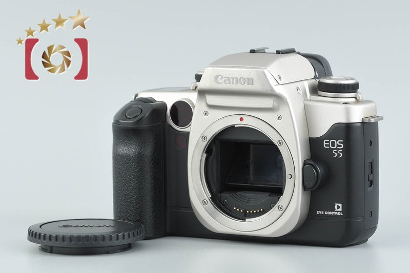 中古】Canon キヤノン EOS 55 シルバー フィルム一眼レフカメラ – Five