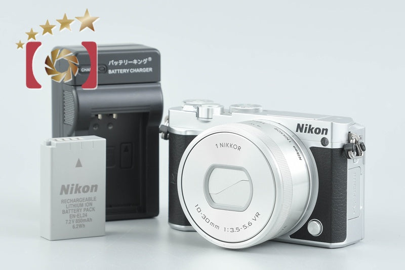 中古】Nikon ニコン 1 J5 シルバー 標準パワーズームキット – Five