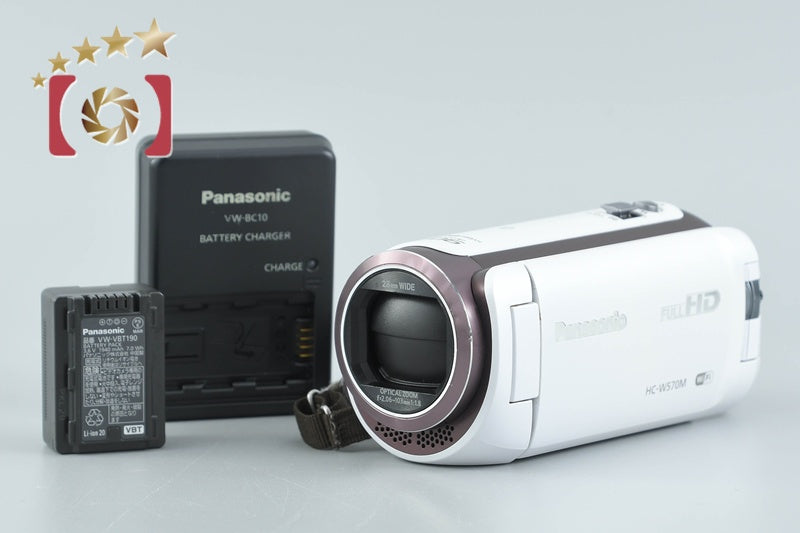 中古】Panasonic パナソニック HC-W570M ホワイト ビデオカメラ – Five
