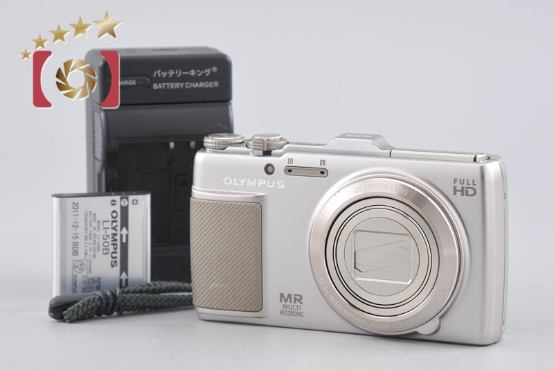 中古】OLYMPUS オリンパス STYLUS SH-25MR ゴールド コンパクト