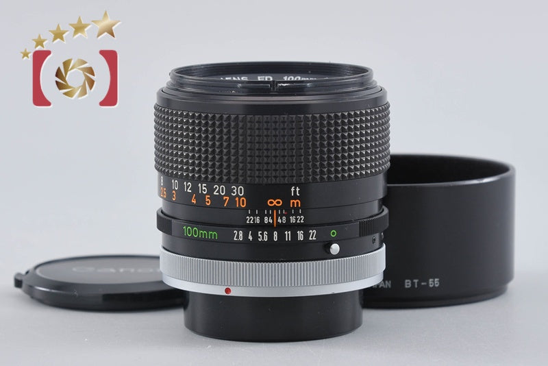 ★美品★ canon キャノン FD 100mm 2.8 s.s.c 中古】Canon キヤノン FD 100mm f/2.8 S.S.C. – Five Star Camera