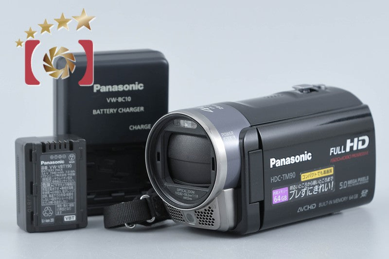 中古】Panasonic パナソニック HDC-TM90 パールブラック デジタル