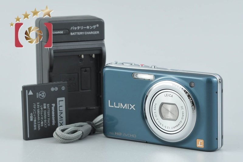 中古】Panasonic パナソニック LUMIX DMC-FX77 スエードブルー