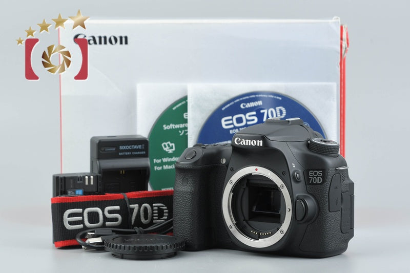 中古Canon キヤノン EOS 70D デジタル一眼レフカメラ 元箱付き