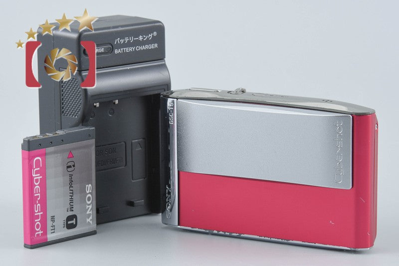 中古】SONY ソニー Cyber-Shot DSC-T5 レッド コンパクトデジタル