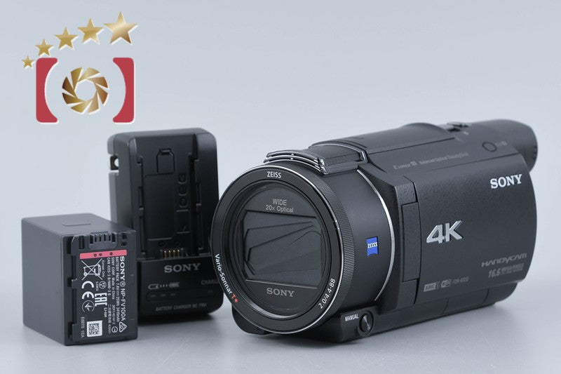 中古】SONY ソニー HANDYCAM FDR-AX55 デジタル4Kビデオカメラ – Five