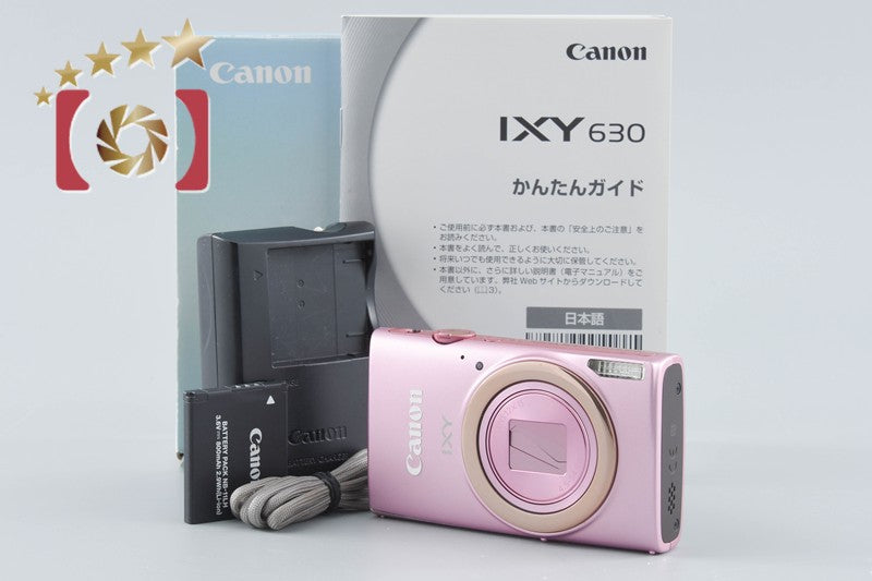 中古】Canon キヤノン IXY 630 ピンク コンパクトデジタルカメラ 元箱