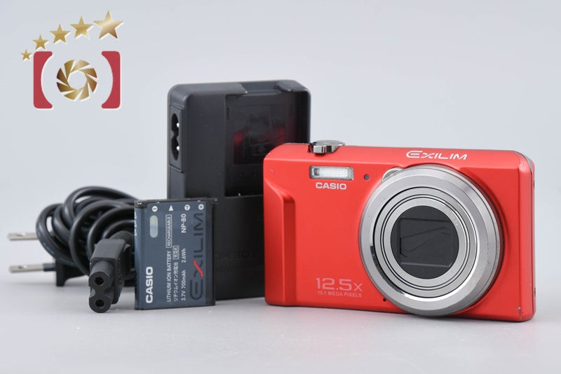 中古】Casio カシオ EXILIM EX-ZS160 レッド コンパクトデジタルカメラ