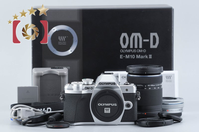 中古】OLYMPUS オリンパス OM-D E-M10 Mark III EZ ダブルズームキット