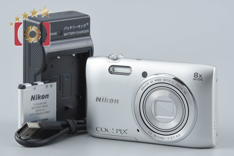 COOLPIX S3600 Nikon S3600SL 2005万画素 美品 【外観特上級】Nikon