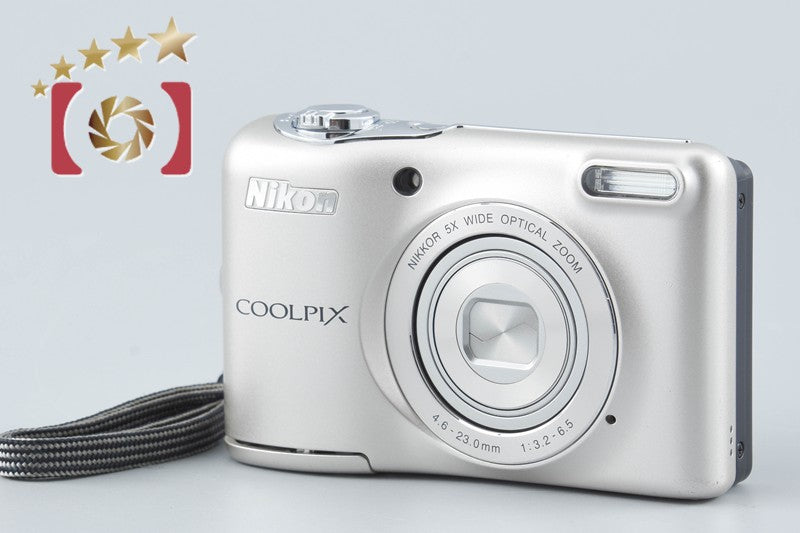 23のみ値下【動作確認済】Nikon COOLPIX L30 シルバー 中古】Nikon ニコン COOLPIX L30 シルバー コンパクトデジタルカメラ