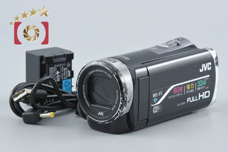 中古】JVC ケンウッド Everio GZ-EX380 ブラック デジタルビデオカメラ