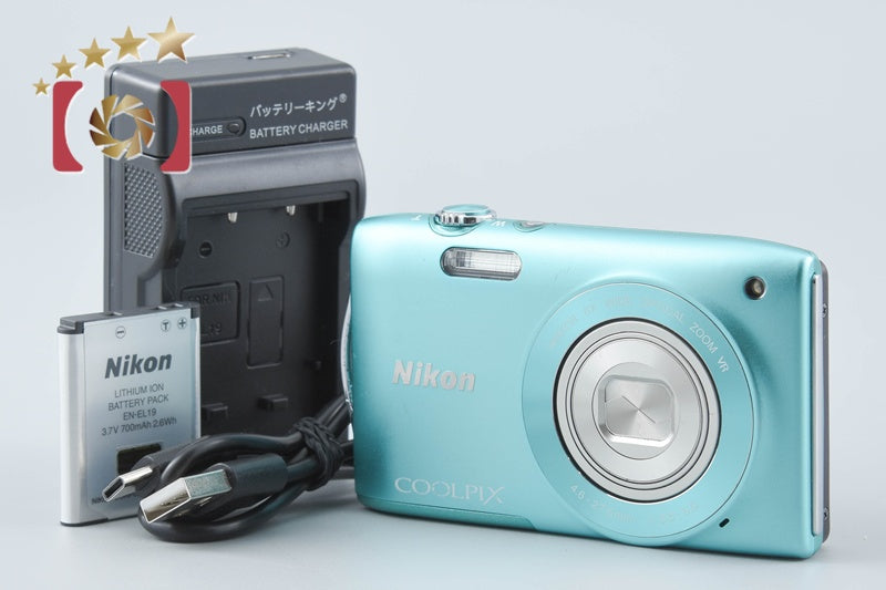 中古】Nikon ニコン COOLPIX S3300 ミントグリーン コンパクトデジタル