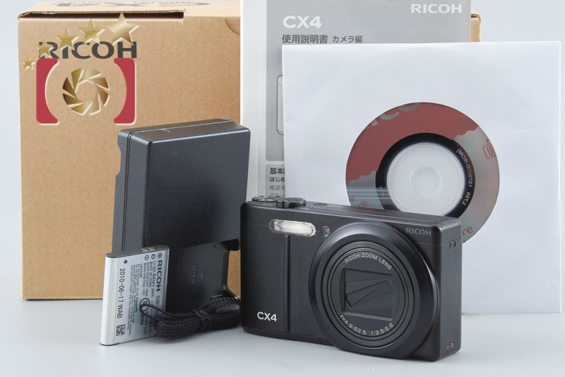【ジャンク品】RICOH CX4 コンパクトデジタルカメラ 中古】RICOH リコー CX4 ブラック コンパクトデジタルカメラ