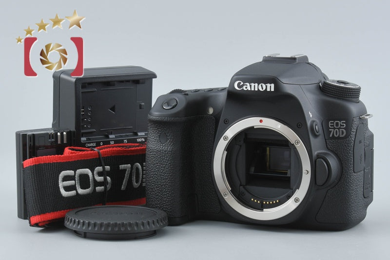 中古】Canon キヤノン EOS 70D デジタル一眼レフカメラ シャッター回数