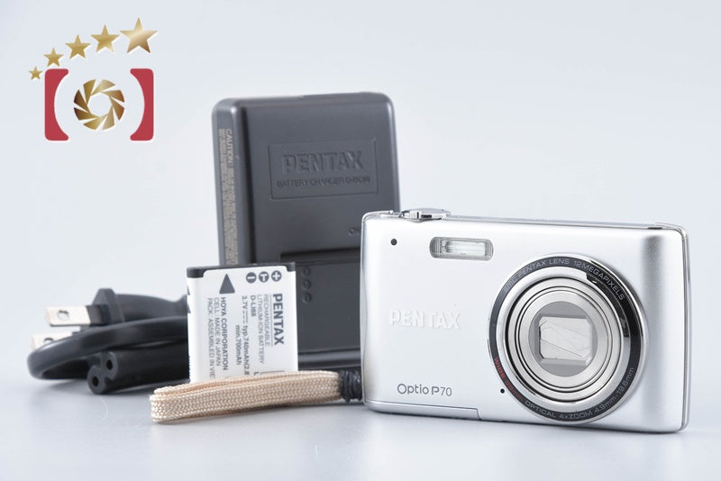 中古】PENTAX ペンタックス Optio P70 シルバー コンパクトデジタル