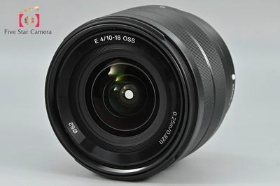 【中古】SONY ソニー E 10-18mm f/4 OSS SEL1018 元箱付き