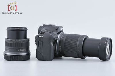【中古】Canon キヤノン EOS R50 ダブルズームキット ブラック シャッター回数僅少