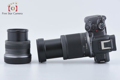 【中古】Canon キヤノン EOS R50 ダブルズームキット ブラック シャッター回数僅少